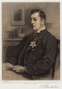 Celebrity dne, ctihodný Joseph Chamberlain, poslanec