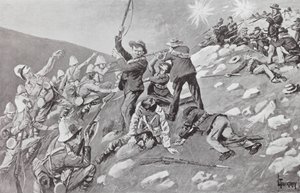 Charge of the Inniskillings, bitva na výšinách Tugela Heights od Lance Thackeray