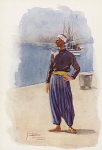 Lidé Egypta: (barevná litografie) od Lance Thackeray