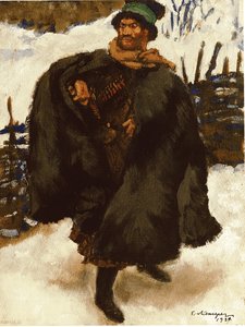 Ilustrace k románu Hadji Murad od Lva Tolstého, 1924