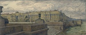 Senátní náměstí v Petrohradě, 1904
