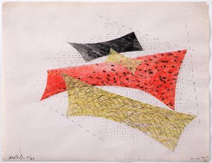 Abstraktní kompozice od Laszlo Moholy-Nagy