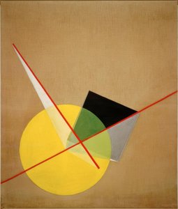 Žlutý kruh od Laszlo Moholy Nagy