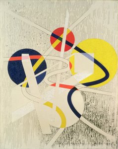 Jaderný prostor, 1946 od Laszlo Moholy Nagy
