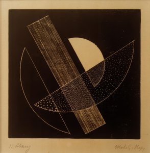 Bez názvu (konstruktivistická kompozice) od Laszlo Moholy-Nagy