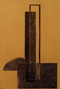 Bez názvu (konstruktivistická kompozice) od Laszlo Moholy-Nagy