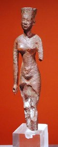 Figurka bohyně (bronzová) od Late Period Egyptian
