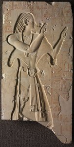 Mentuemhat v církevním oděvu, kolem 667-647 př.nl od Late Period Egyptian