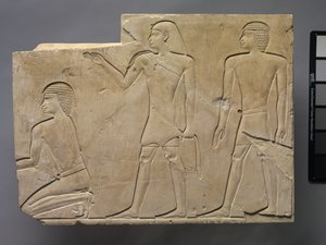Kněží provádějící pohřební obřady, c.667-647 př.nl od Late Period Egyptian