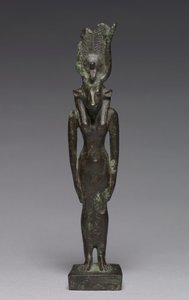 Soška Hathor, 664-30 př.nl od Late Period Egyptian