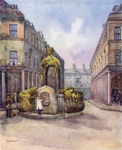 Bath Street a fontána s minerální vodou