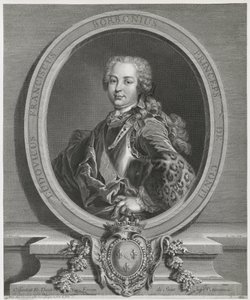 Laurent Cars - Louis François de Bourbon, princ z Conti od Laurent Cars