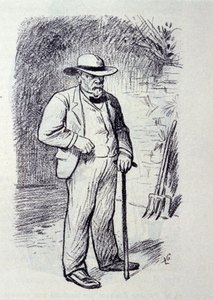 Portrét Louise Pasteura (1822-1895) v jeho majetku ve Villeneuve-l