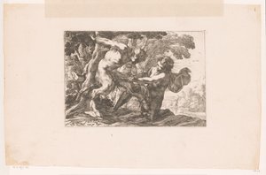 Marsyas porodila Apolla od Laurent de La Hire
