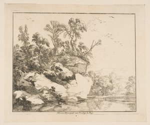 Kryté skály, 1640. od Laurent de la Hyre