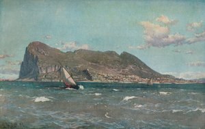 Gibraltar, c1903-1904 od Laurits Bernard Holst