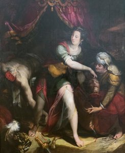 Judith a Holofernes, Lavinia Fontana (olej na plátně) od Lavinia Fontana