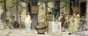 Festival vinobraní od Lawrence Alma-Tadema