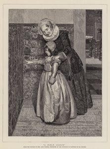 Biblická lekce od Lawrence Alma Tadema