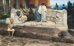 Pokud pódium, 1871 od Lawrence Alma Tadema