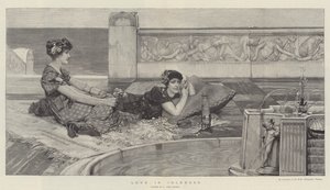 Láska v nečinnosti od Lawrence Alma Tadema