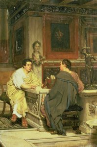 Pojednání; Chat od Lawrence Alma Tadema