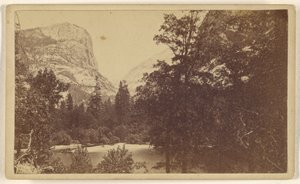Zrcadlové jezero. Yo-Semite Valley. Mariposa Co. od Lawrence and Houseworth