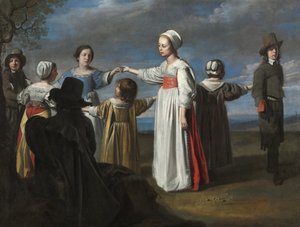 Tančící děti, kolem 1650