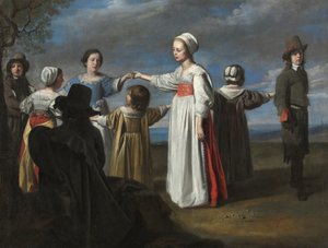 Kruh Le Nain - Tančící děti, asi 1650