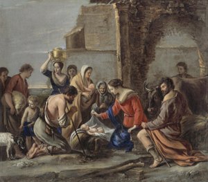 Le Nain - Klanění pastýřů, 1644 od Le Nain Brothers