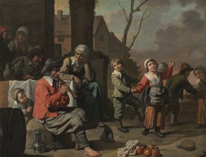 Tanec selských dětí, kolem roku 1650