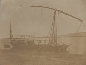 Nilská loď, Egypt, 1851. od Leavitt Hunt.