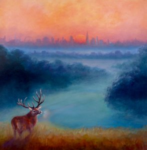 Časné ráno, Richmond Park, 2023 od Lee Campbell