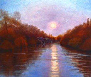 Odrazy ostrova Eel Pie, 2023 od Lee Campbell