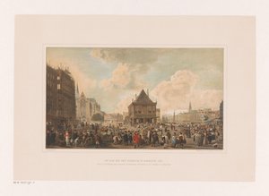 Dam in Amsterdam met het paleis in aanbouw De Dam met het stadhuis in aanbouw, 1656 (title on object)   1383559   cs       czech Successfully Translated  Original: St. Georg on foot Translat: St. Georg on foot 1284165 cs czech Successfully Translated Origi od Leendert Izaac Frederikus Grondijs