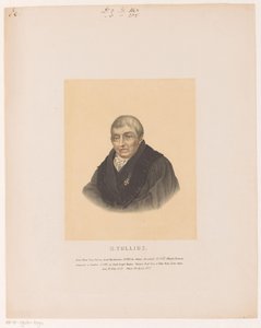 Portrét van Hermana Tollia H. Tollius (titul na objektu) od Leendert Springer (I)