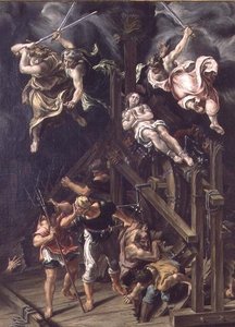 The Martyrdom of St. Catherine   1423713   cs       czech Successfully Translated  Original: A Bridge on the Aar, at the Foot of the Grimsel, in the Canton of Berne, ca. 1775. Translat: A Bridge on the Aar, at the Foot of the Grimsel, in the Canton of Bern