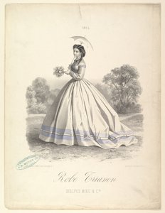 Robe Trianon, Dollfus Mieg & Cie, 1865. od Lemercier et Compagnie