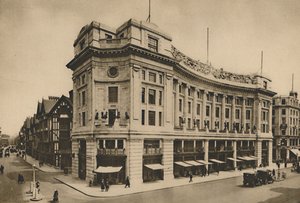 East India House, Libertys Individualized Frontage na New Regent Street, c1935. od Lemere