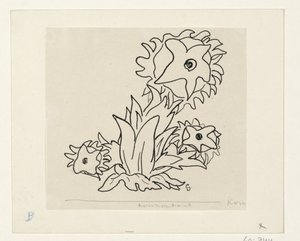 Květiny od Leo Gestel (signed by artist)