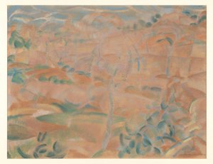Krajina na Mallorce od Leo Gestel (signed by artist)