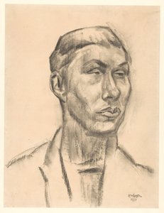 Portrét neznámého muže od Leo Gestel (signed by artist)