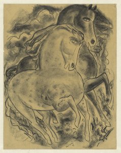 Dva koně od Leo Gestel (signed by artist)