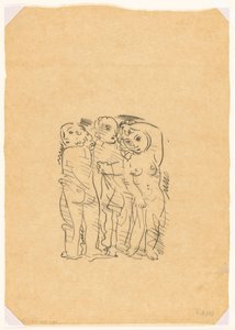 Tři Grácie (náčrt) od Leo Gestel