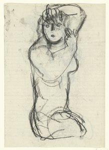 Klečící nahá žena od Leo Gestel