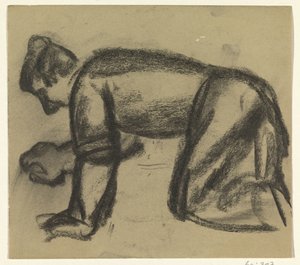 Muž na rukou a kolenou od Leo Gestel