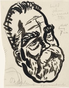 Mužská hlava od Leo Gestel