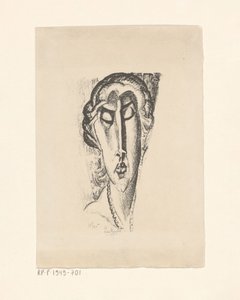 Portrét neznámé ženy od Leo Gestel