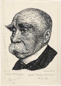 Portrét van George-Eugene-Benjamin Clemenceau od Leo Gestel