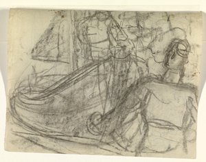 Loď a postavy od Leo Gestel